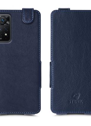 Чехол флип Stenk Prime для Xiaomi Redmi Note 11 Pro Синий
