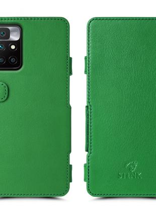 Чехол книжка Stenk Prime для Xiaomi Redmi 10 Зелёный