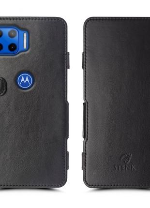 Чехол книжка Stenk Prime для Motorola Moto G 5G Plus Чёрный