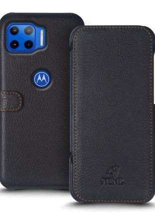 Чехол книжка Stenk Premium для Motorola Moto G 5G Plus Чёрный