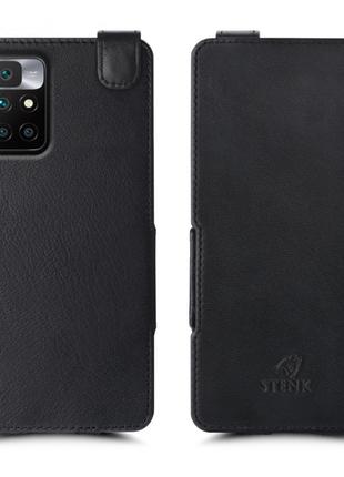 Чехол флип Stenk Prime для Xiaomi Redmi 10 Чёрный