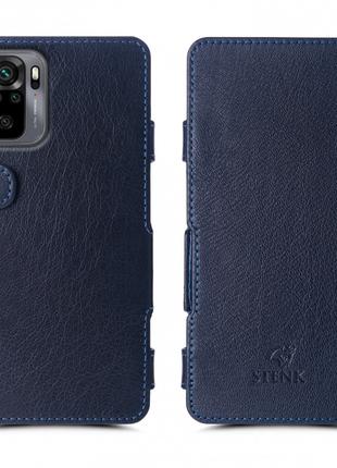 Чехол книжка Stenk Prime для Xiaomi Redmi Note 10 Синий
