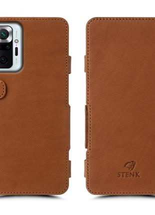 Чехол книжка Stenk Prime для Xiaomi Redmi Note 10 Pro Camel