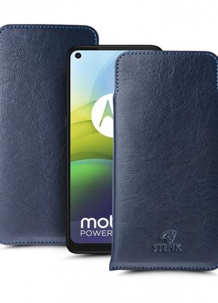 Футляр Stenk Elegance для Motorola G9 Power Синий