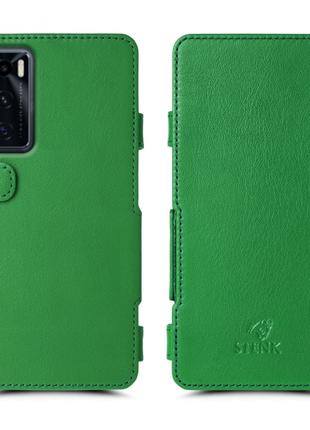 Чехол книжка Stenk Prime для Vivo V20 SE Зелёный
