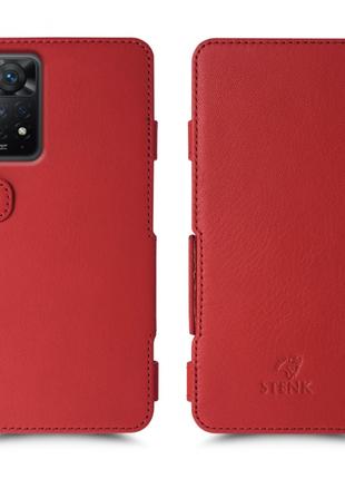 Чехол книжка Stenk Prime для Xiaomi Redmi Note 11 Pro Красный