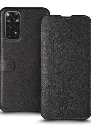 Чехол книжка Stenk Premium для Xiaomi Redmi Note 11 Чёрный