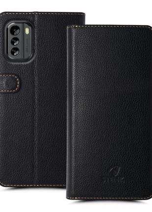 Чехол книжка Stenk Wallet для Nokia G60 Черный