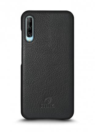 Кожаная накладка Stenk Cover для HuaWei P smart Pro Чёрная