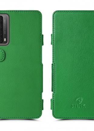 Чехол книжка Stenk Prime для HuaWei P Smart (2021) Зелёный