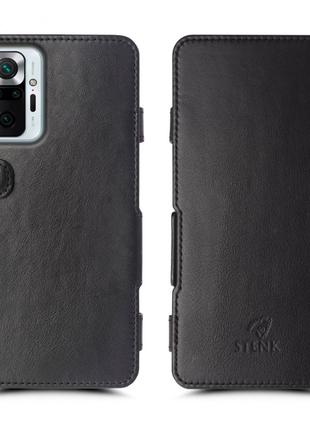 Чехол книжка Stenk Prime для Xiaomi Redmi Note 10 Pro Чёрный