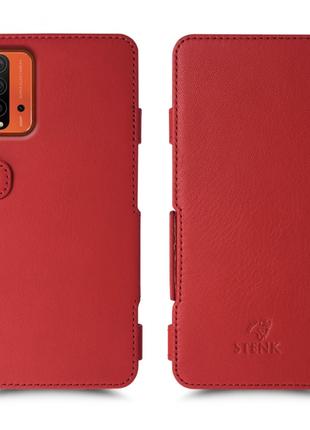 Чехол книжка Stenk Prime для Xiaomi Redmi 9T Красный
