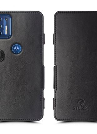 Чехол книжка Stenk Prime для Motorola Moto G9 Plus Чёрный