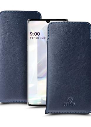 Футляр Stenk Elegance для LG G9 Velvet 4G Синий