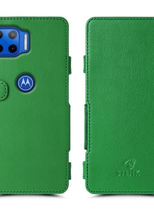 Чехол книжка Stenk Prime для Motorola Moto G 5G Plus Зелёный