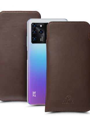 Футляр Stenk Elegance для ZTE Blade V30 Коричневый