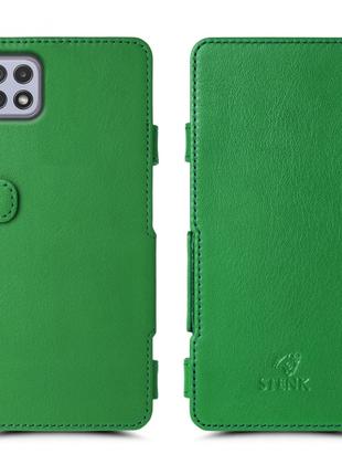 Чехол книжка Stenk Prime для Samsung Galaxy A22 5G Зелёный