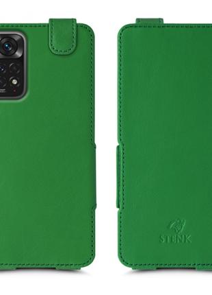 Чехол флип Stenk Prime для Xiaomi Redmi Note 11 Зелёный