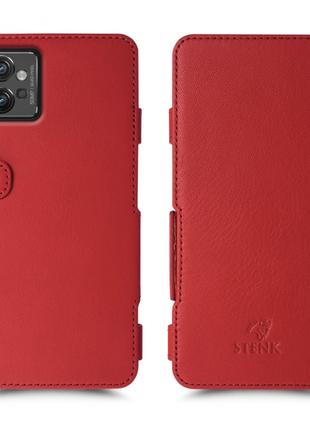 Чехол книжка Stenk Prime для Motorola Moto G32 Красный
