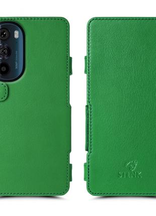 Чехол книжка Stenk Prime для Motorola Edge 30 Pro Зеленый