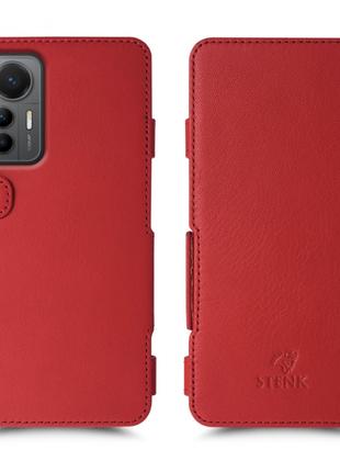 Чехол книжка Stenk Prime для Xiaomi 12 Lite Красный