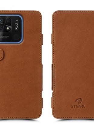 Чехол книжка Stenk Prime для Xiaomi Redmi 10C Camel