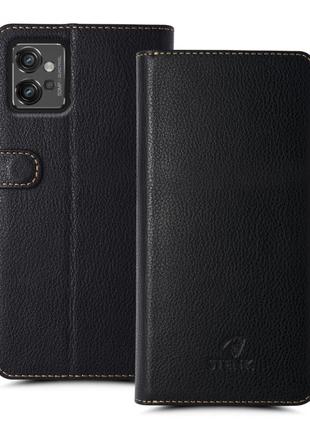 Чехол книжка Stenk Wallet для Motorola Moto G32 Чёрный