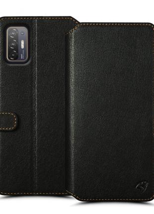 Чехол книжка Stenk Premium Wallet для HTC Desire 21 Pro 5G Чёрный