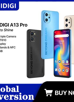 НОВЫЙ UMIDIGI A13 Pro NFC 6/128 ГБ Black/Blue