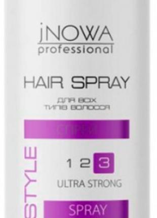 Жидкий лак для волос ультрасильной фиксации jNOWA Professional...