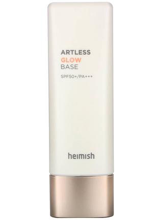 Heimish, Artless Glow Base, база під макіяж для сяяння з SPF 50 P