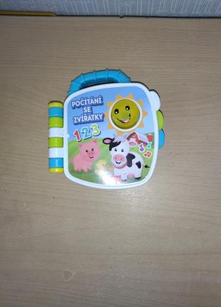 Музична інтерактивна книжечка fisher-price laugh & learn