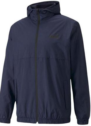 Ветровка puma essentials solid windbreaker 847484 06 (синий, с...