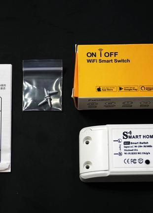 Беспроводной выключатель WiFi Smart Switch 10A