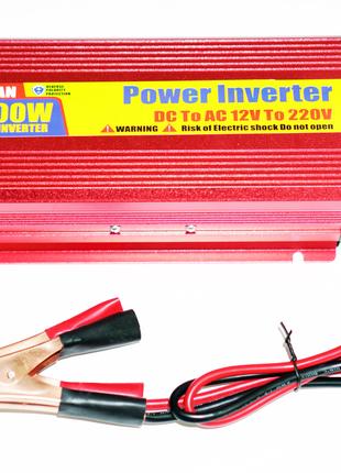 Преобразователь (инвертор) 12V-220V 2000W Red