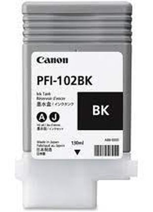 Картридж Canon PFI-102BK Black для iPF500/ 6x0, чорний, 130мл