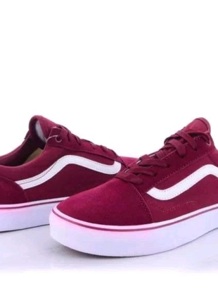 Кеди Vans Ванс бордо розмір 36
