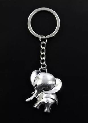 Брелок для ключів "Слоник/Elephant". Брелок металевий на ключі...