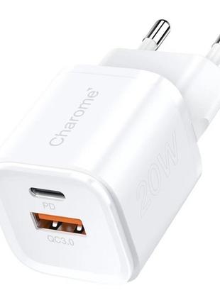 Зарядное устройство (зарядка) для телефона CHAROME C10 Type-C ...