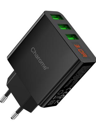 Зарядное устройство (зарядка) для телефона CHAROME C12 3 х USB...