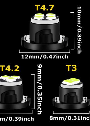 5 шт. T3 T4.2 T4.7 супер яркая светодиодная лампа Чип 2023 года.