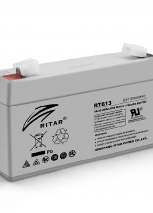 Аккумуляторная батарея AGM Ritar RT613 6V 1.3Ah