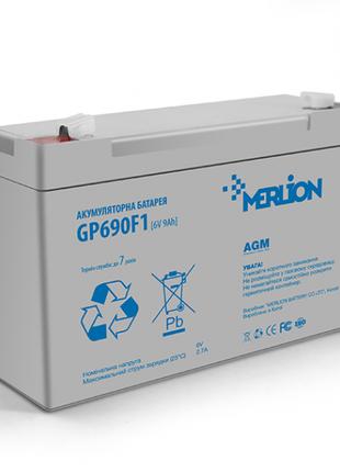 Аккумуляторная батарея Merlion AGM GP690F1 6V 9Ah
