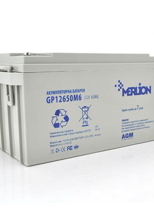 Акумуляторна батарея Merlion AGM GP12650M6 12V 65Ah