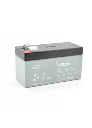 Акумуляторна батарея Merlion AGM GP1213F1 12V 1.3 Ah