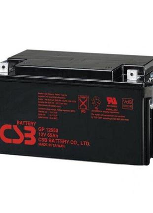 Аккумуляторная батарея AGM CSB GP12650 12V 65Ah