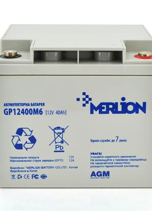 Акумуляторна батарея Merlion AGM GP12400M6 12V 40Ah