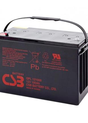 Аккумуляторная батарея AGM CSB GPL121000 12V 100Ah