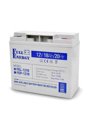Акумуляторна батарея GEL Full Energy FEL-1218 12V 18Ah