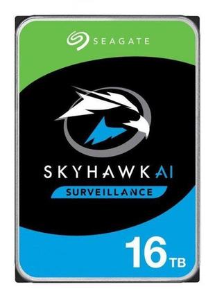 Жесткий диск 3.5 Seagate SkyHawk HDD 16TB 7200rpm 256MB AI ST1...